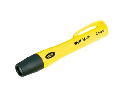 Produktfoto 1 von Wolf Safety Stift-Taschenlampe LED Gelb, 30 cd / M-40, 146 mm IECEx, ATEX-Zulassung