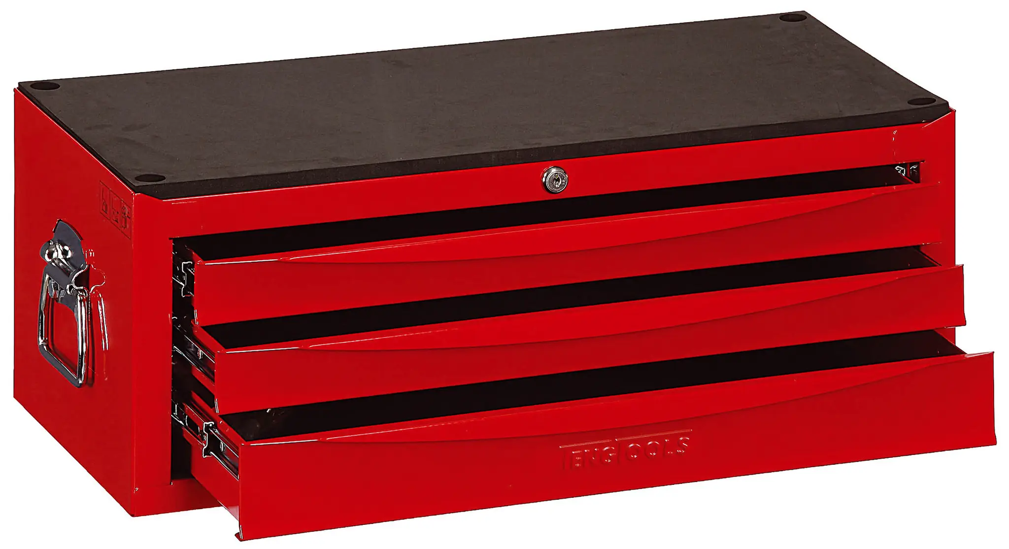 Produktfoto 1 von Teng Tools Metall Werkzeugbox Rot, 3 Schubladen, L. 660 mm B. 305 mm H. 250 mm, 14.48 kg