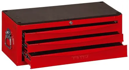 Produktfoto 1 von Teng Tools Metall Werkzeugbox Rot, 3 Schubladen, L. 660 mm B. 305mm H. 250 mm, 14.48 kg