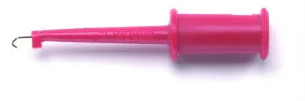 Pomona 9.1 mm Hakenklemme Rot 3A, Berylliumkupferlegierung Spitze 2 mm, 60V dc