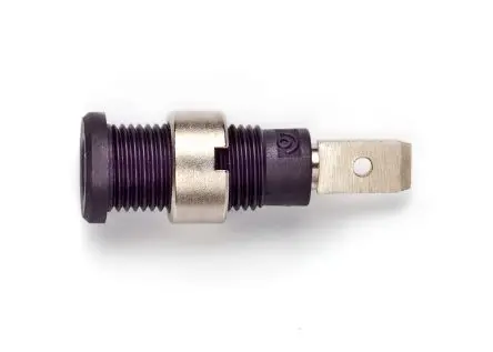 Produktfoto 1 von Pomona Buchse Schwarz Buchse für Laborstecker, Kontakt Vernickelt, 600V 10A Lot