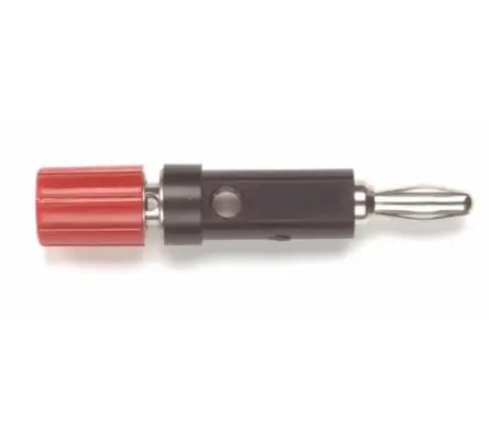 Produktfoto 1 von Pomona Prüfsteckverbinder-Adapter Schwarz Stecker Messing Nickel 2500V eff.