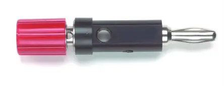 Produktfoto 1 von Pomona Prüfsteckverbinder-Adapter Rot Stecker Messing Nickel 2500V eff.