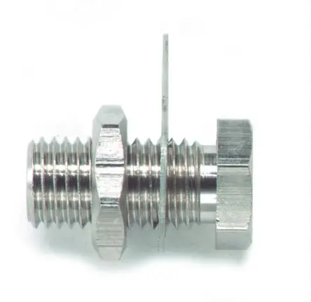 Produktfoto 1 von Pomona 4 mm Buchse Silber Buchse für Laborstecker, Kontakt Vernickelt, 2.5kV 15A Mit Gewinde