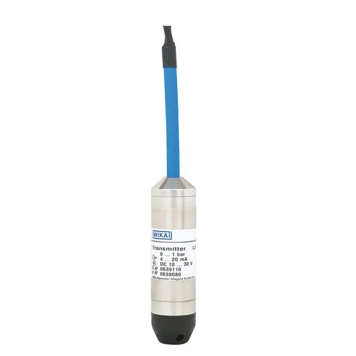 Produktfoto 1 von WIKA LS-10 Tauchbarer Drucktransmitter Tauchbarer Drucktransmitter mit 15 m Kabel Kabel, CSA, GOST-R Zulassung bis 1 bar