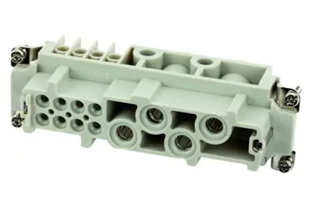 Produktfoto 1 von Amphenol Industrial Heavy Mate C146 Industrie-Steckverbinder Kontakteinsatz Buchse, 12-polig 40A, Kabel, Buchseneinsatz