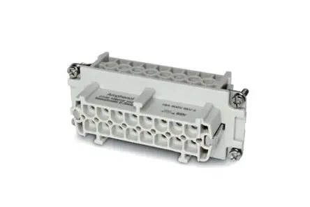 Produktfoto 1 von Amphenol Industrial Heavy Mate C146 Industrie-Steckverbinder Kontakteinsatz Buchse, 16-polig 16A, Kabel, Buchseneinsatz