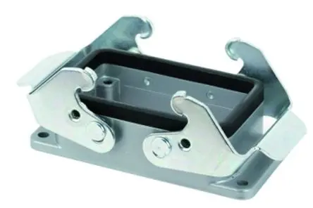 Produktfoto 1 von Amphenol Industrial C146 Gehäuse für robusten Stromversorgungsstecker 2 Hebel 2, Kabel E10 Anbaugehäuse, 10, IP65