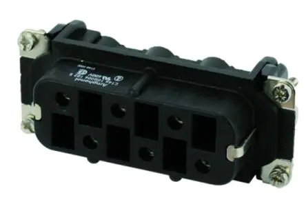 Produktfoto 1 von Amphenol Industrial Heavy Mate C146 Industrie-Steckverbinder Kontakteinsatz Buchse, 4-polig 42A, Kabel, Buchseneinsatz