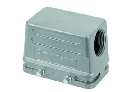 Produktfoto 1 von Amphenol Industrial C146 Kappe für robusten Stromversorgungsstecker 2 Hebel 2, Kabel E10 Haube, 10, IP65