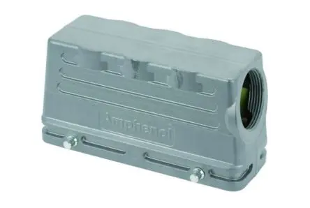 Produktfoto 1 von Amphenol Industrial C146 Kappe für robusten Stromversorgungsstecker 2 Hebel 2, Kabel E24 Haube, 24, IP65