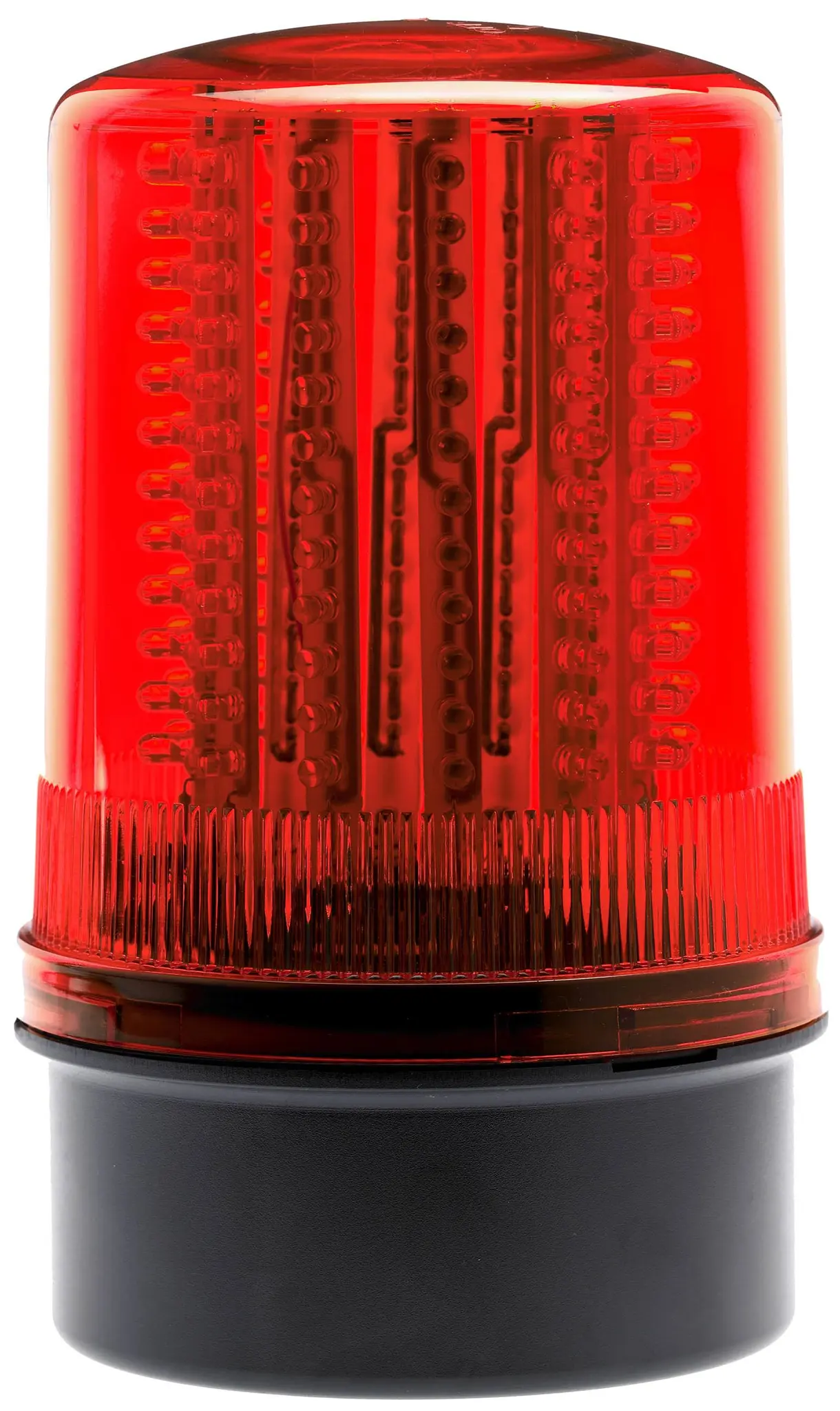 Produktfoto 1 von Moflash LED200 LED Blinkend, Rundum, Dauer Signalleuchte Rot, 70 → 265 V ac, 90 → 370 V dc, Ø 115mm x