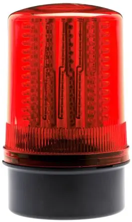 Produktfoto 1 von Moflash LED200 LED Filament/Warnsummer, Umdrehung, Dauer Signalleuchte 24V Rot Oberfläche, Ø 115 mm x 205 mm IP65