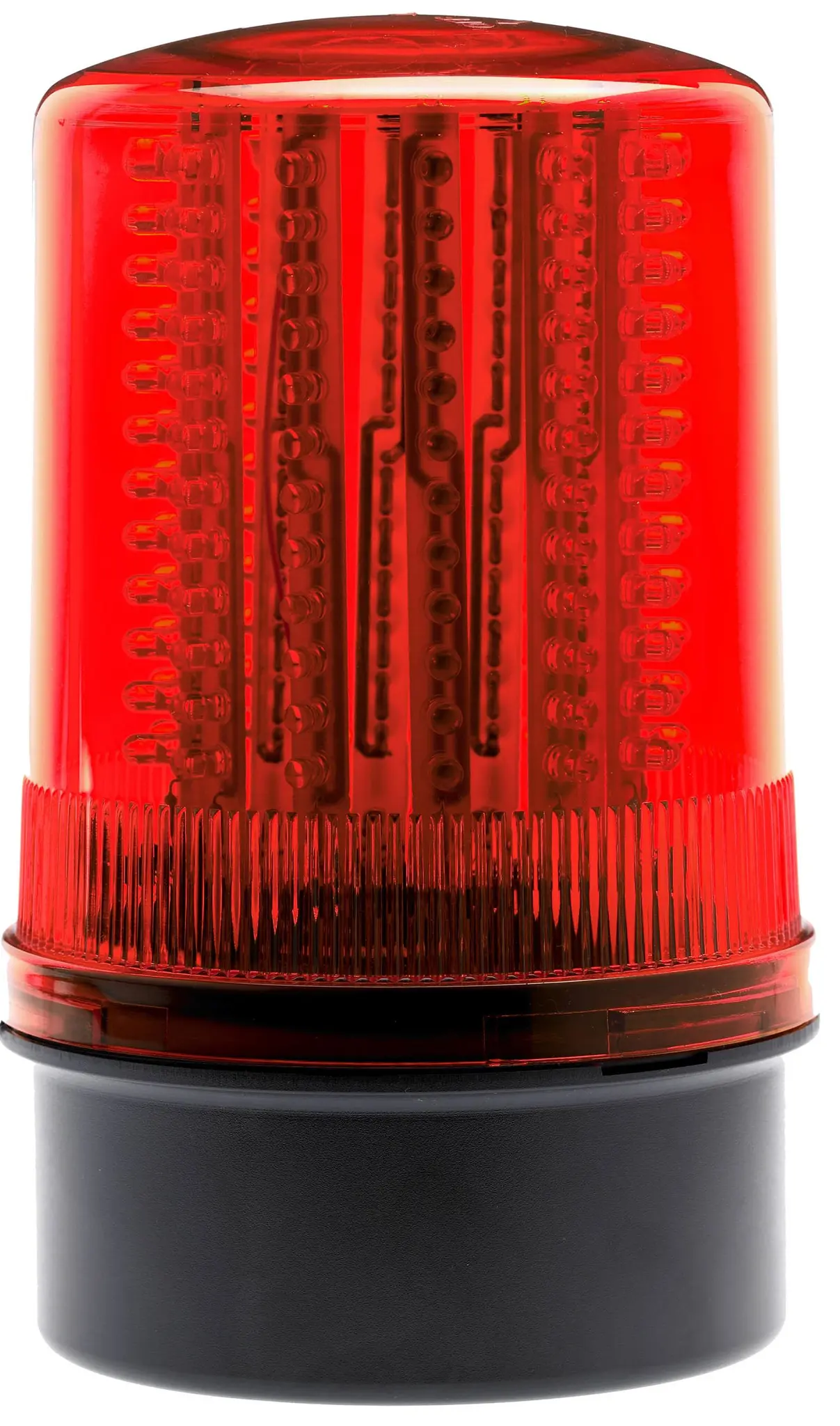 Produktfoto 1 von Moflash LED201 LED Blinkend, Rundum, Dauer Signalleuchte Rot, 24 V DC, Ø 115mm x 205mm