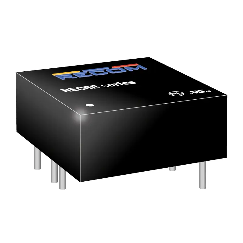Recom REC8E DC/DC-Wandler 8W 24 V dc IN, 5V dc OUT / 1.6A Durchsteckmontage 1.6kV