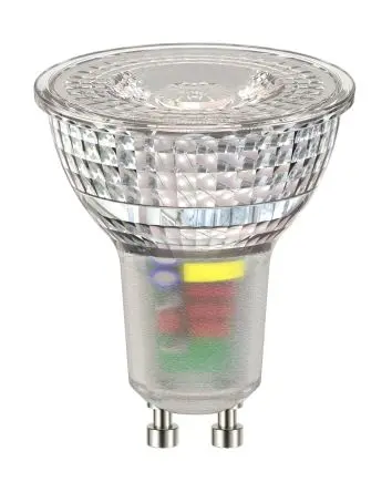 Produktfoto 1 von SHOT E27 GLS LED Bulb LED-Reflektorlampe Glaskolben 6.2 W 66 W / 230V 505 lm GU10 Sockel 3000k Warmweiß