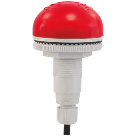 Produktfoto 1 von RS PRO 559 LED, Mehrere-Licht Schall- und Lichtsignal-Kombination 24V ac/dc Rot IP65 Panel