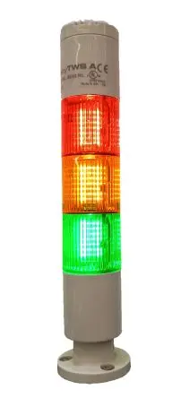 Produktfoto 1 von RS PRO LED Signalturm Summer 3-stufig Linse Rot, Grün, Gelb 24V ac/dc Dauer Schraubanschlussklemme 199 mm Multifunktion