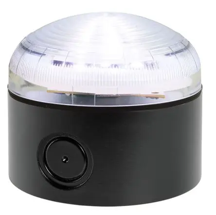 Produktfoto 1 von RS PRO LED Dauer Signalleuchte 24V ac/dc Klar Schraubanschlussklemme, Ø 92 mm x 83 mm IP66