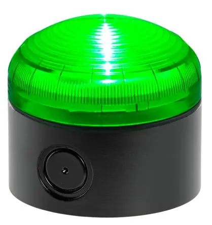 RS PRO LED Dauer Signalleuchte 24V ac/dc Grün Schraubanschlussklemme, Ø 92 mm x 83 mm IP66