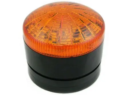 Produktfoto 1 von RS PRO STX LED Dauer, Filament/Warnsummer Signalleuchte 24V ac/dc Orange Panel, Ø 76 mm x 49 mm IP65