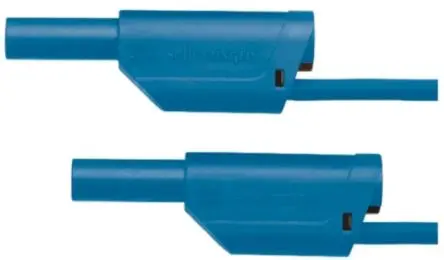 Schutzinger Messleitung 32A Stecker, Blau 1 m, 1kV