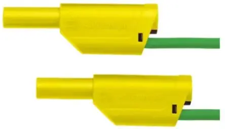 Produktfoto 1 von Schutzinger Messleitung 32A Stecker, Gelb, Grün 1 m, 1kV