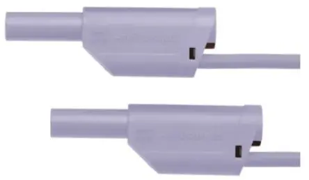 Produktfoto 1 von Schutzinger Messleitung 32A Stecker, Violett 500 mm, 1kV