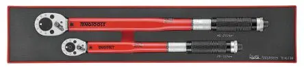 Produktfoto 1 von Teng Tools 1/2 in, 3/8 in Klick-Drehmomentschlüssel Vierkant 20 to 110 Nm, 40 to 210 Nm, Länge 52mm, 4 %