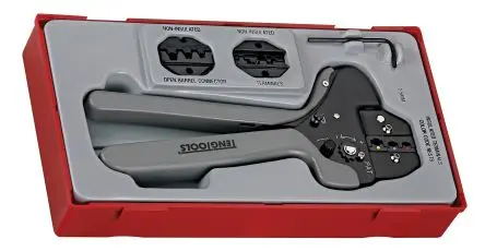 Produktfoto 1 von Teng Tools TTC Crimp-Werkzeug M2 to M5 für Isolierte Anschlussklemmen, nicht isolierte Anschlussklemmen, 50mm