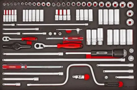 Produktfoto 1 von Teng Tools Steckschlüsselsatz 1/4 in, 3/8 in Sechskant Normal 4 to 24 mm 86-teilig