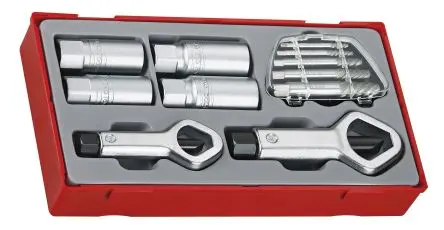 Produktfoto 1 von Teng Tools, 11-teilig Schraubenausdreher, Kunststoff, Stahl, Stehbolzenausdreher, Schraubenausdreher, Mutternsprenger