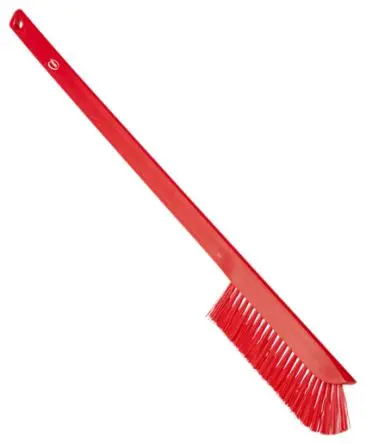 Produktfoto 1 von Vikan Scheuerbürste mit Polybutylenterephthalat-Borsten Rot, Borsten L. 40 mm