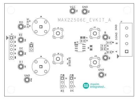 Produktfoto 1 von Maxim MAX22506E Evaluierungskit Evaluierungskit MAX22506E Evaluierungskit RS422-Transceiver, Halbduplex,