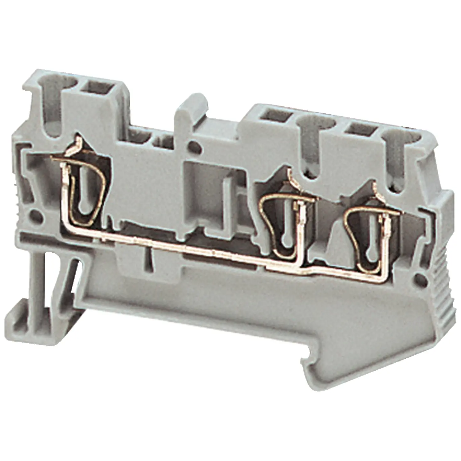 Produktfoto 1 von Schneider Electric TRR Anschlussklemmenblock für Durchkontaktierung 1 Grau, 2.5 mm², 800 V Federanschlussklemme ATEX