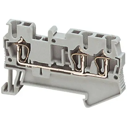 Produktfoto 1 von Schneider Electric Linergy TR Anschlussklemmenblock für Durchkontaktierung 1 Grau, 2.5mm², 800V Federanschlussklemme