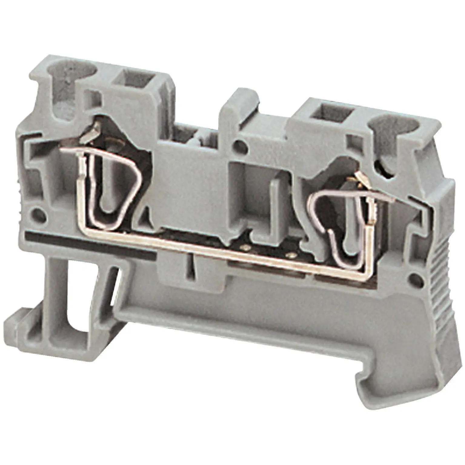 Produktfoto 1 von Schneider Electric TRR Anschlussklemmenblock für Durchkontaktierung 1 Grau, 4 mm², 800 V Federanschlussklemme ATEX