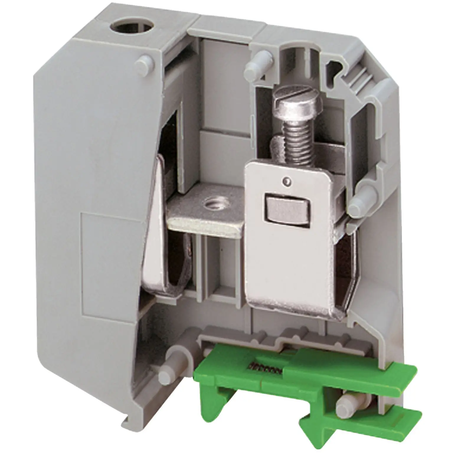 Produktfoto 1 von Schneider Electric TRV Reihenklemme Grau, 50mm², 1 kV / 150A, Schraubanschluss