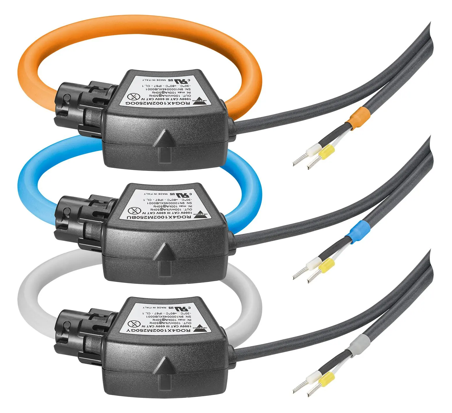 Produktfoto 1 von Carlo Gavazzi ROG4X Stromwandler, Rogowski-Spule geschlossen 4kA, Leitermaß 120mm, 120mm x 350mm
