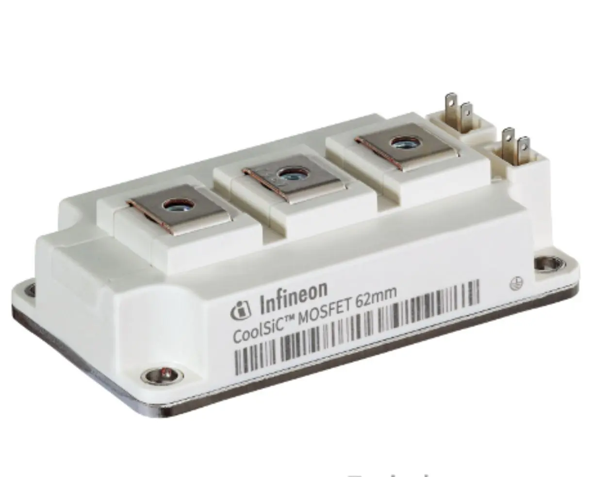 Produktfoto 1 von Infineon Doppelt FF6MR Typ N-Kanal 1, Fahrgestell MOSFET 1200 V Erweiterung / 250 A 20 mW AG-62MM