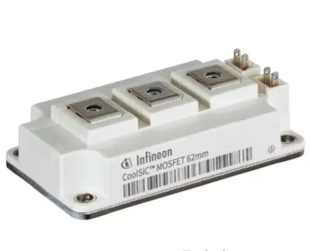 Produktfoto 1 von Infineon Doppelt FF6MR Typ N-Kanal 1, Fahrgestell MOSFET 1200 V Erweiterung / 250 A 20 mW AG-62MM