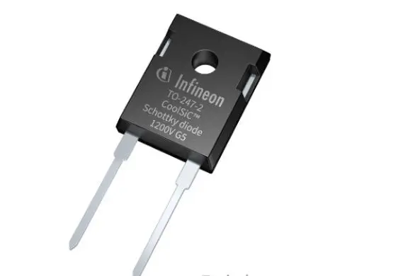 Produktfoto 1 von Infineon 5th Generation CoolSiC 1200V Schottky Diode Oberfläche SiC-Diode Schottky-Diode Einfach, 1200 V / 30 A, 2-Pin