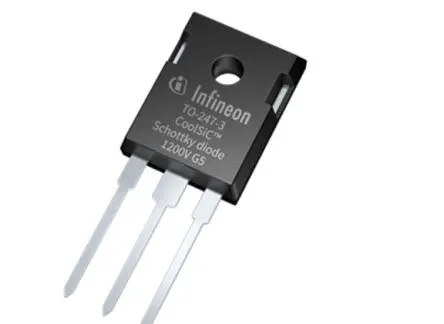 Infineon 5th Generation CoolSiCTM Oberfläche Diode Schottky-Diode Siliziumkarbid-Schottky-Diode, 1200 V / 20 A, 3-Pin