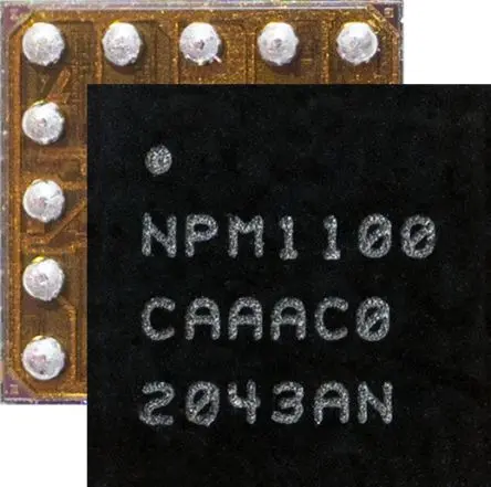 Produktfoto 1 von Nordic Semiconductor Akkuladesteuerung-IC, WLCSP 25-Pin, 4.1 V 6.7V Eingang 3V Ausgang 660 mA