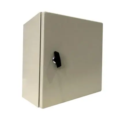 Produktfoto 1 von RS PRO Stahl Wandanschlusskasten Grau IP66, HxBxT 300 mm, 200 mm x 200 mm