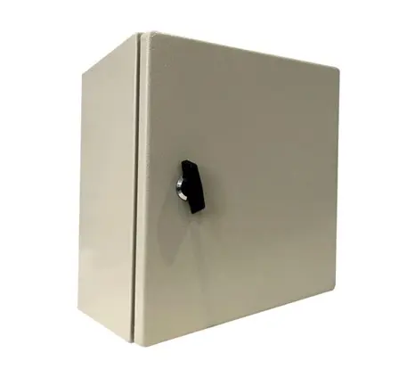Produktfoto 1 von RS PRO Stahl Wandanschlusskasten Grau IP66, HxBxT 300 mm, 250 mm x 150 mm