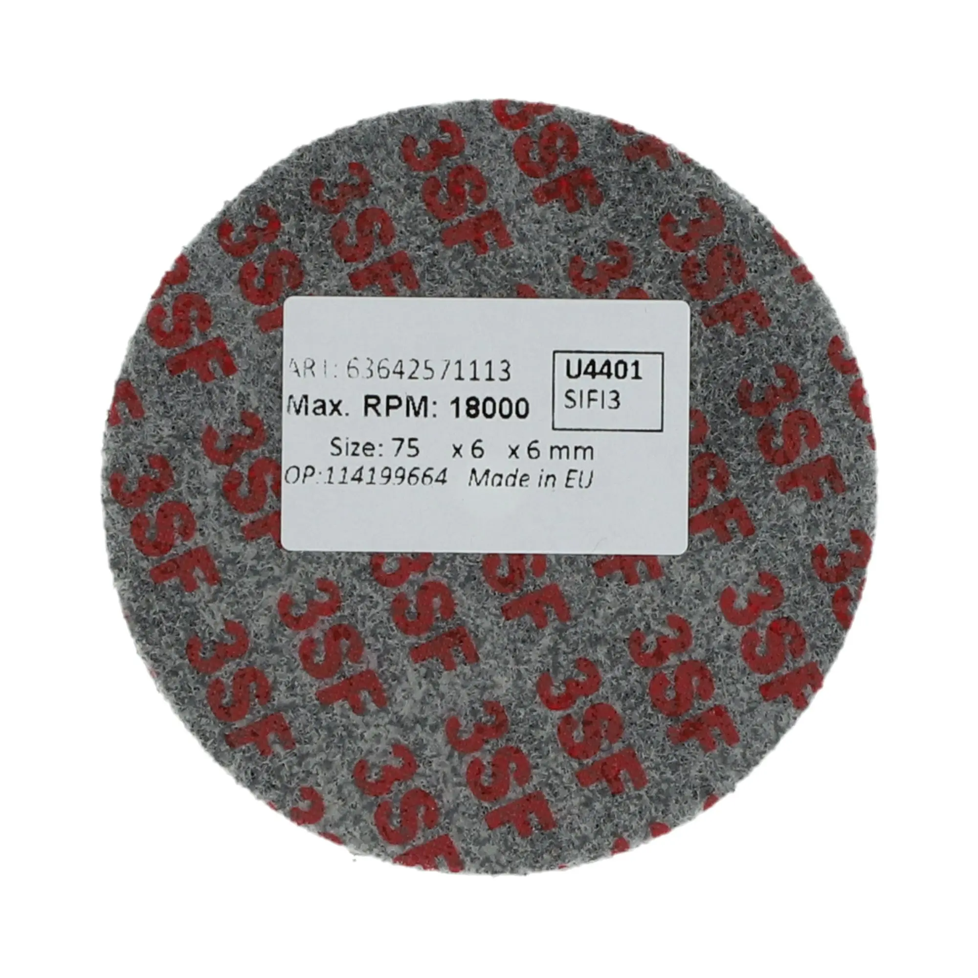 Produktfoto 1 von Norton U4401 Schleifscheibe Keramik Schnellwechsel Fein, 76.2 mm, 12100 rpm
