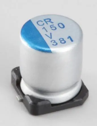 Produktfoto 1 von Nichicon PCR1 Oberfläche Festelektrolytkondensator 100 μF Lot 20 % / 63V dc, Ø 10 mm x 12.7 mm, 125 °C