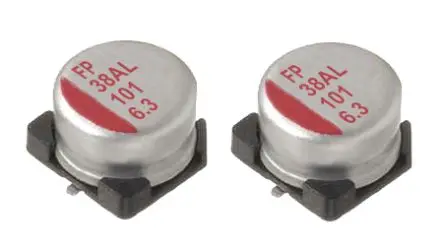 Produktfoto 1 von Nichicon CAT.8100J Oberfläche Festelektrolytkondensator 220 μF SMD 20 % / 6.3V dc, Ø 6.3 mm x 4.2 mm x 4.2 mm, 105 °C
