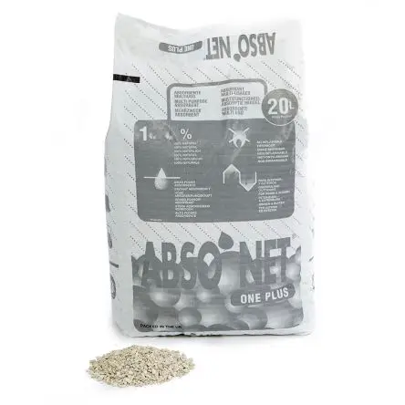 Produktfoto 1 von Ecospill Ltd Abso'net Granules Bindemittel Absorbierendes Granulat Öl 20 L 20